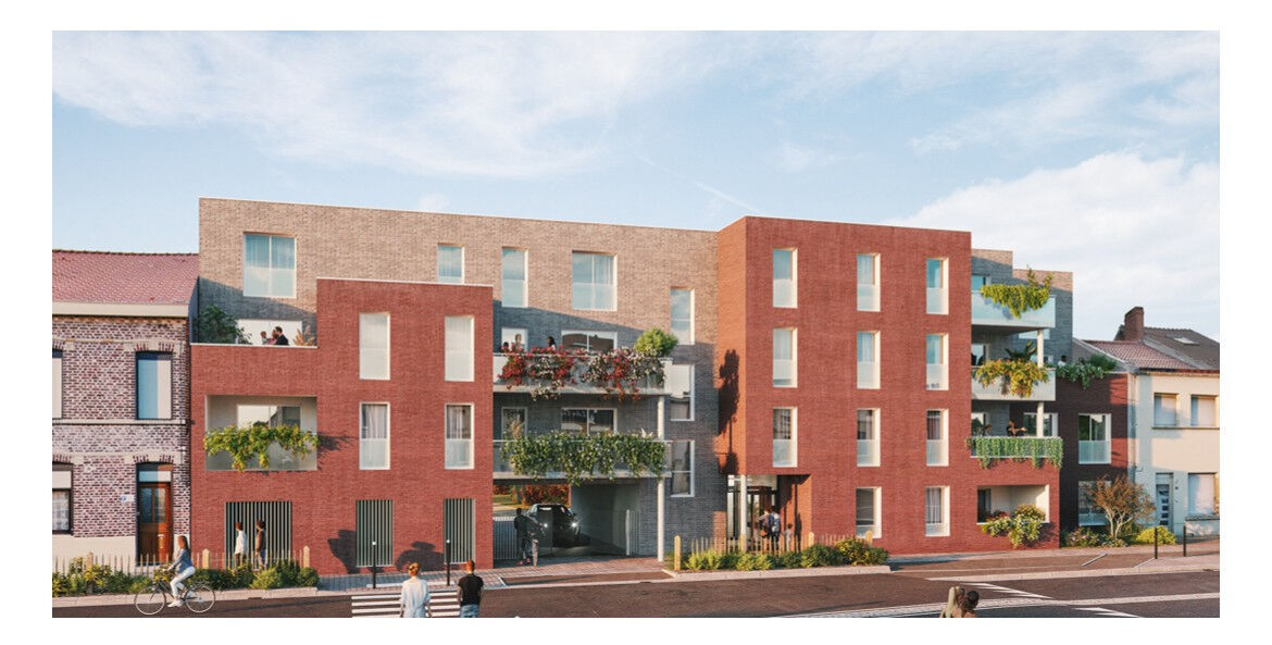 Appartement T3 neuf  deuxième étage avec ascenseur et une place de parking