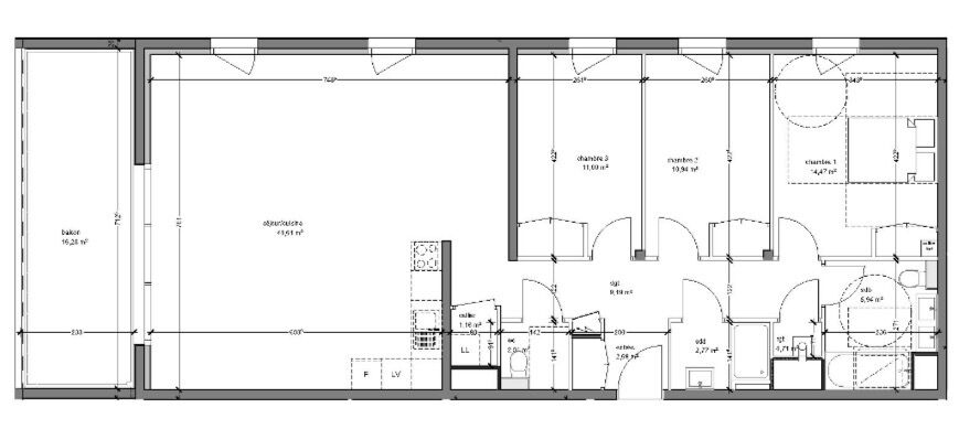 Appartement Mont Saint Aignan 4 pièces 110 m2 Résidence de standing avec 18 appartements
