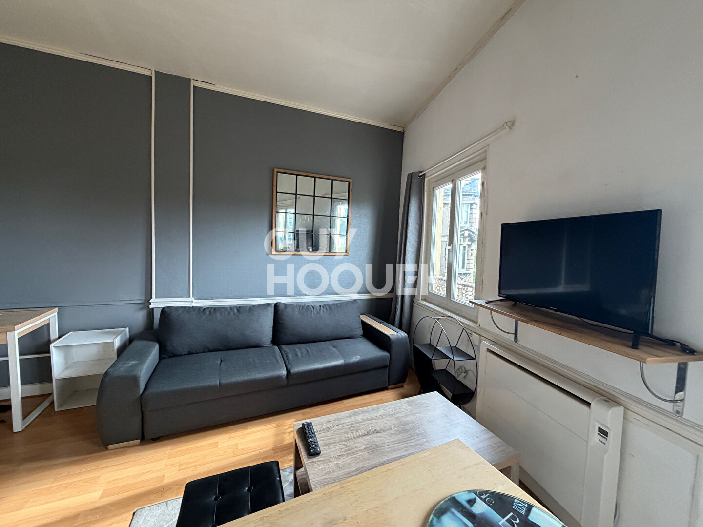 Studio meuble à 2mn de la gare de ROUEN.