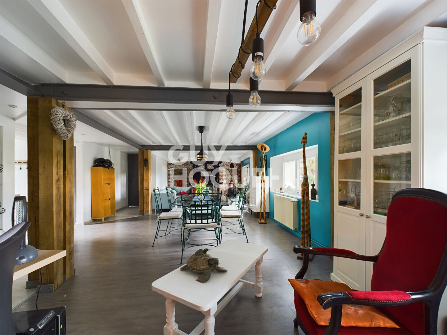 Longère rénovée Flancour Crescy En Roumois 226 m2