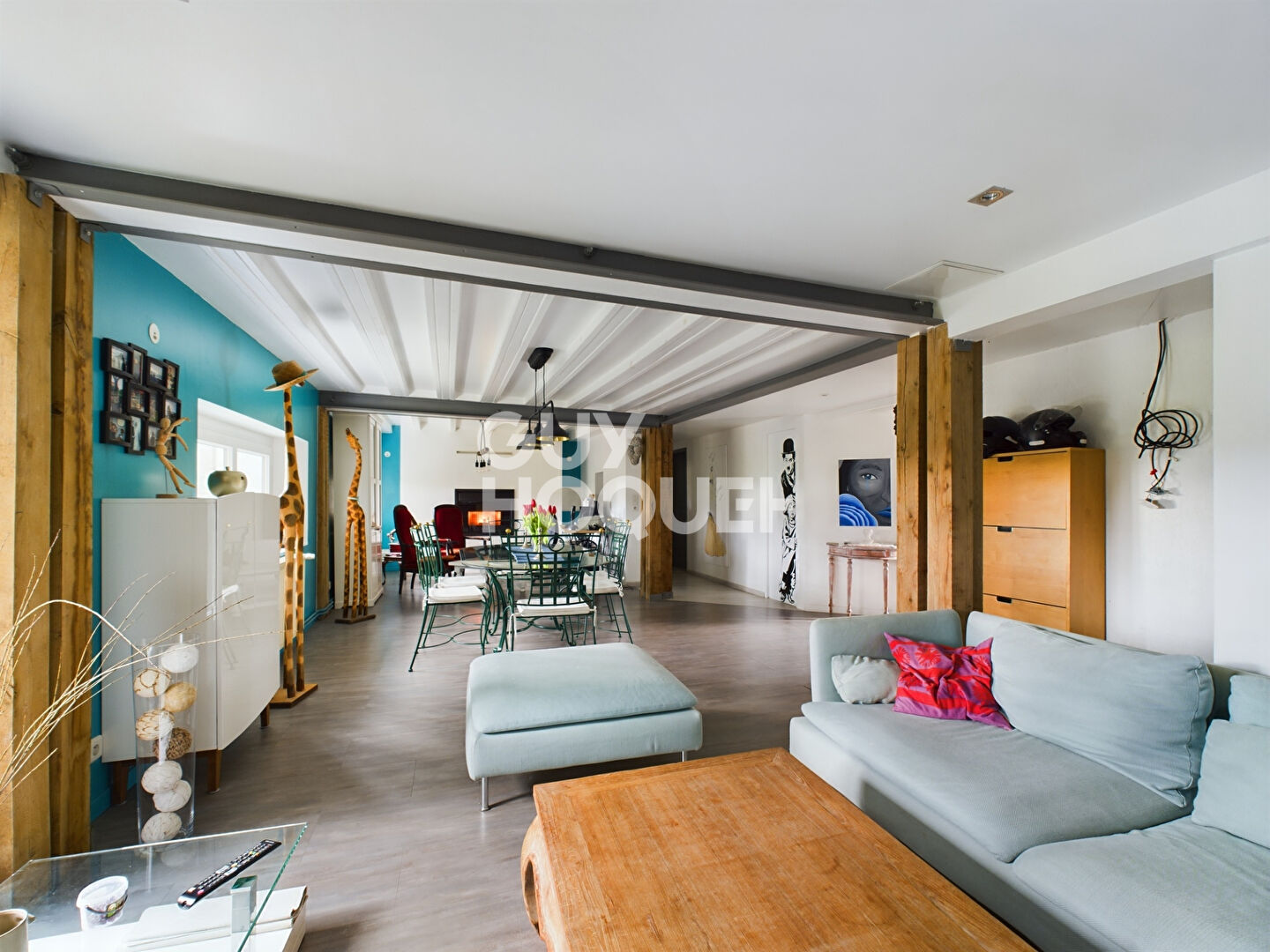 Longère rénovée Flancour Crescy En Roumois 226 m2