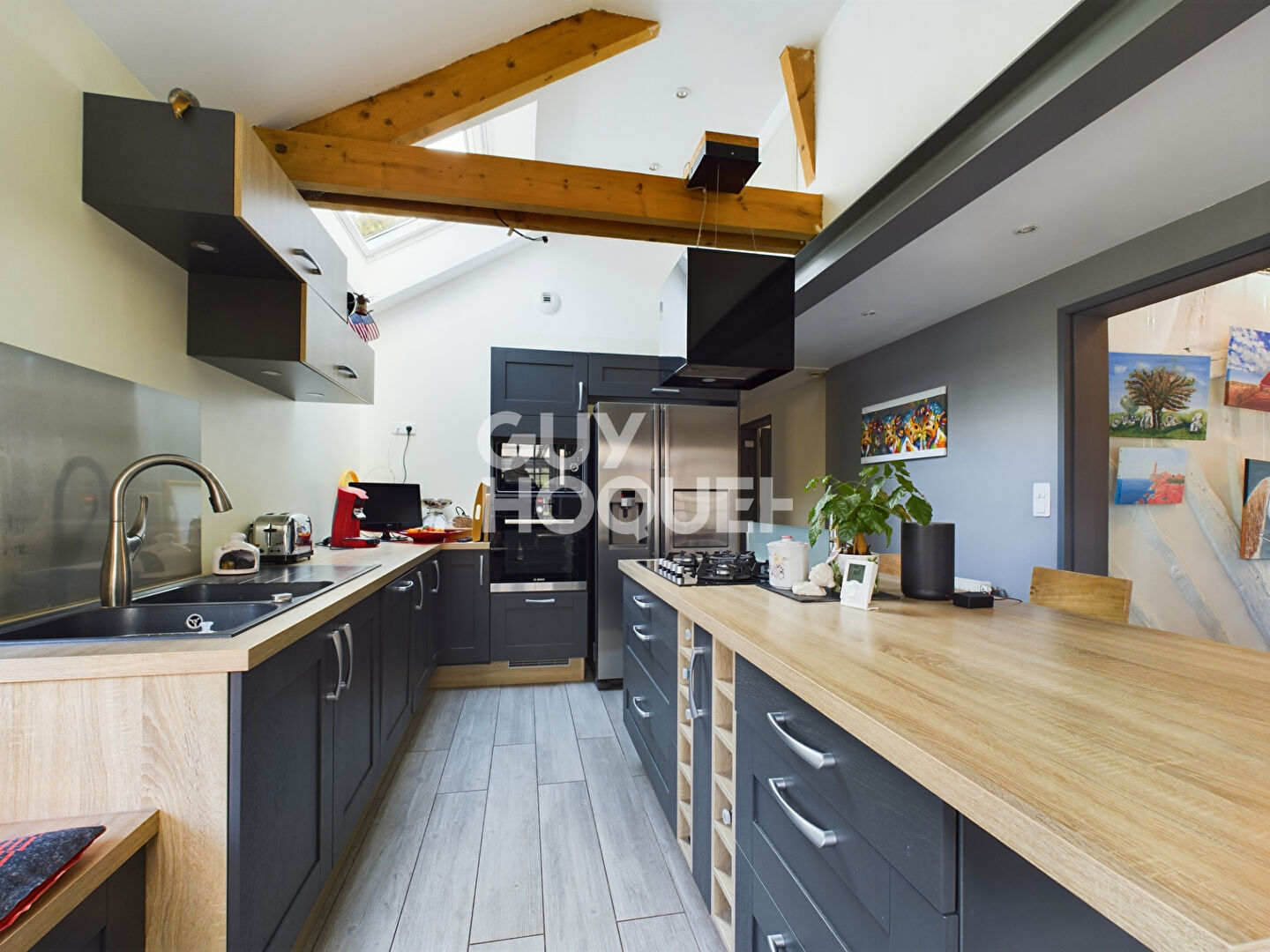 Longère rénovée Flancour Crescy En Roumois 226 m2