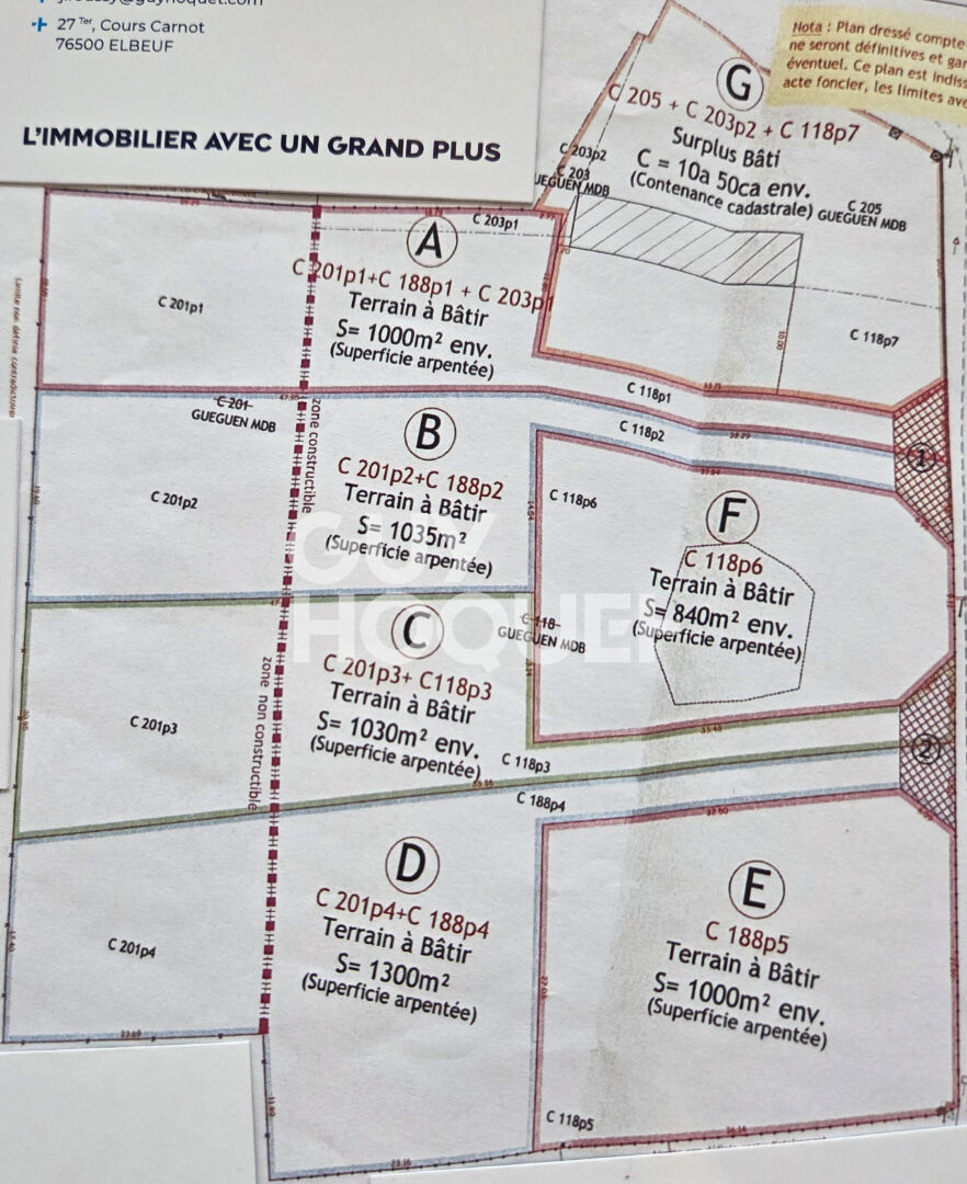Terrain à bâtir 10 min Le Neubourg