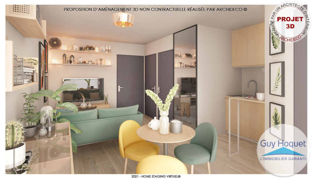 Canet Sud - Appartement Canet Plage 2 pièces 26.15 m²