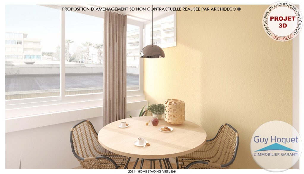 Canet Sud - Appartement Canet Plage 2 pièces 26.15 m²