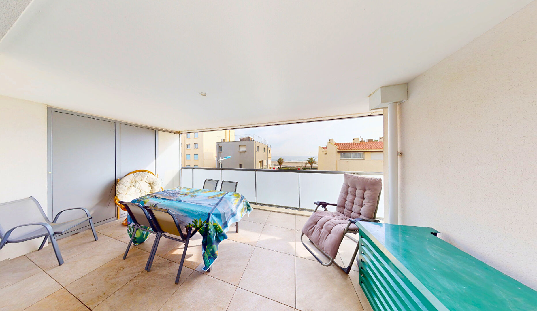 Appartement 3 pièces récent à Canet-Plage ? Terrasse 17 m², vue mer, proche plage