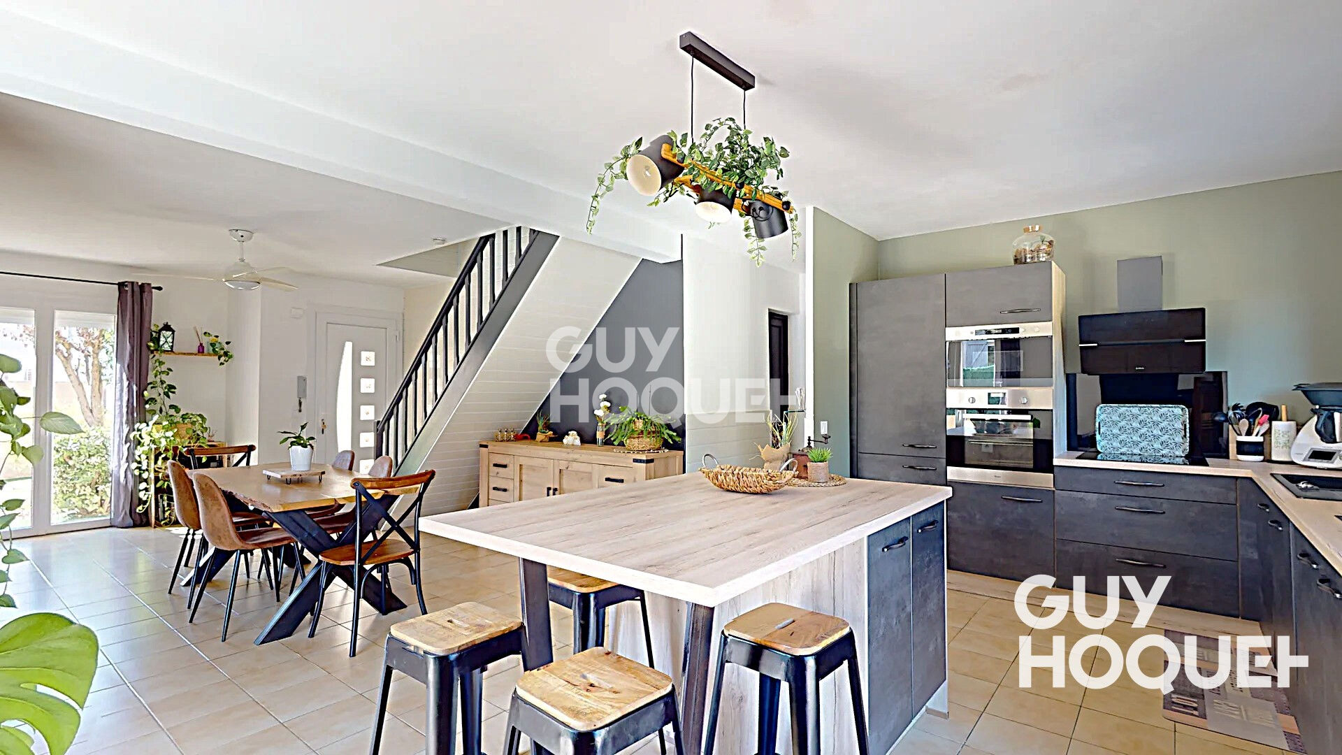 ALENYA - Maison  T4 en 3 faces - garage et Piscine