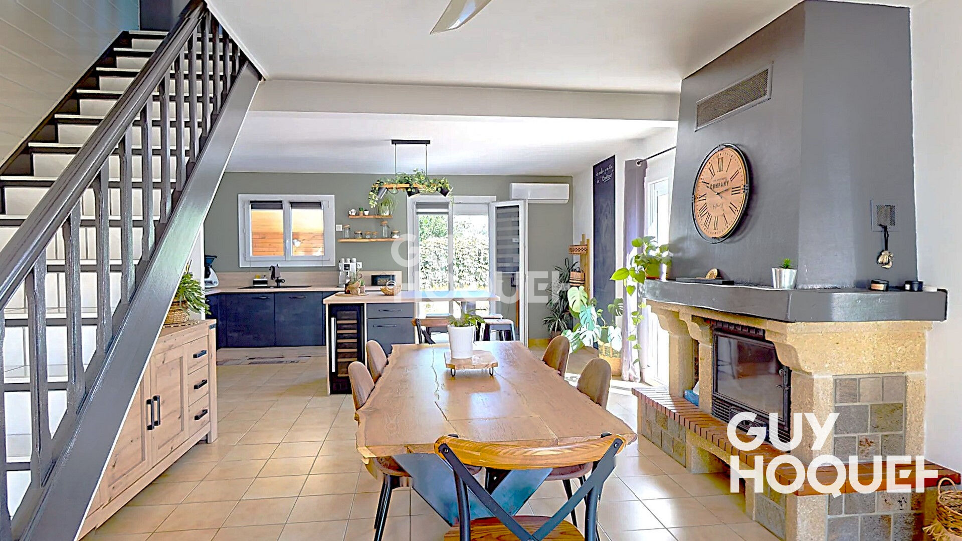 ALENYA - Maison  T4 en 3 faces - garage et Piscine