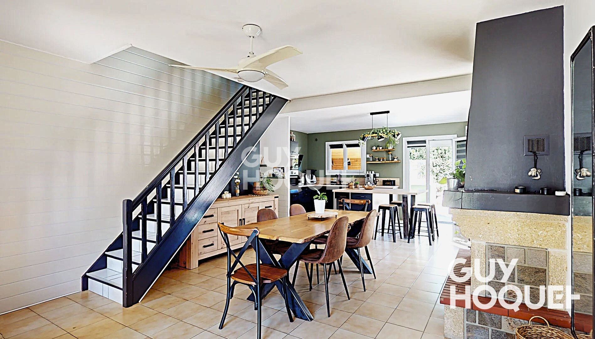 ALENYA - Maison  T4 en 3 faces - garage et Piscine