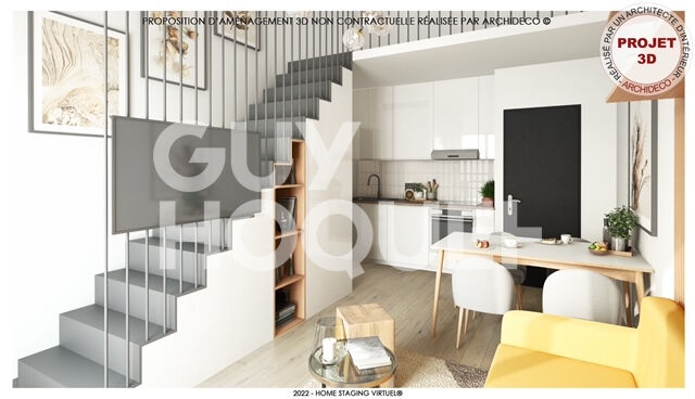 Maison Saint Cyprien plage 42.35m² superficie utile+ place de parking privative.