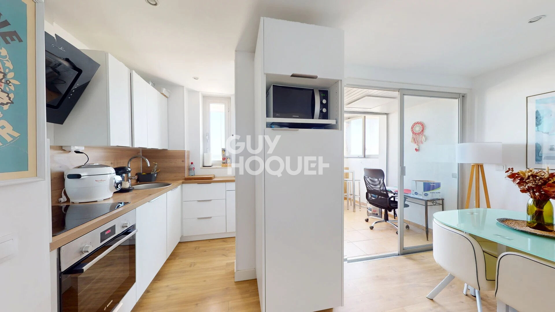 Appartement traversant - Vue mer - T2 de 39.22m² + 6.32 m² de loggia_