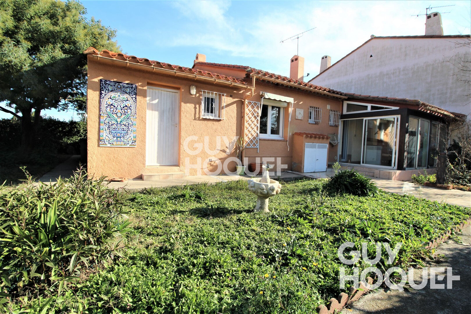 Maison de plain pied - 3 faces + véranda + garage - Saint Cyprien