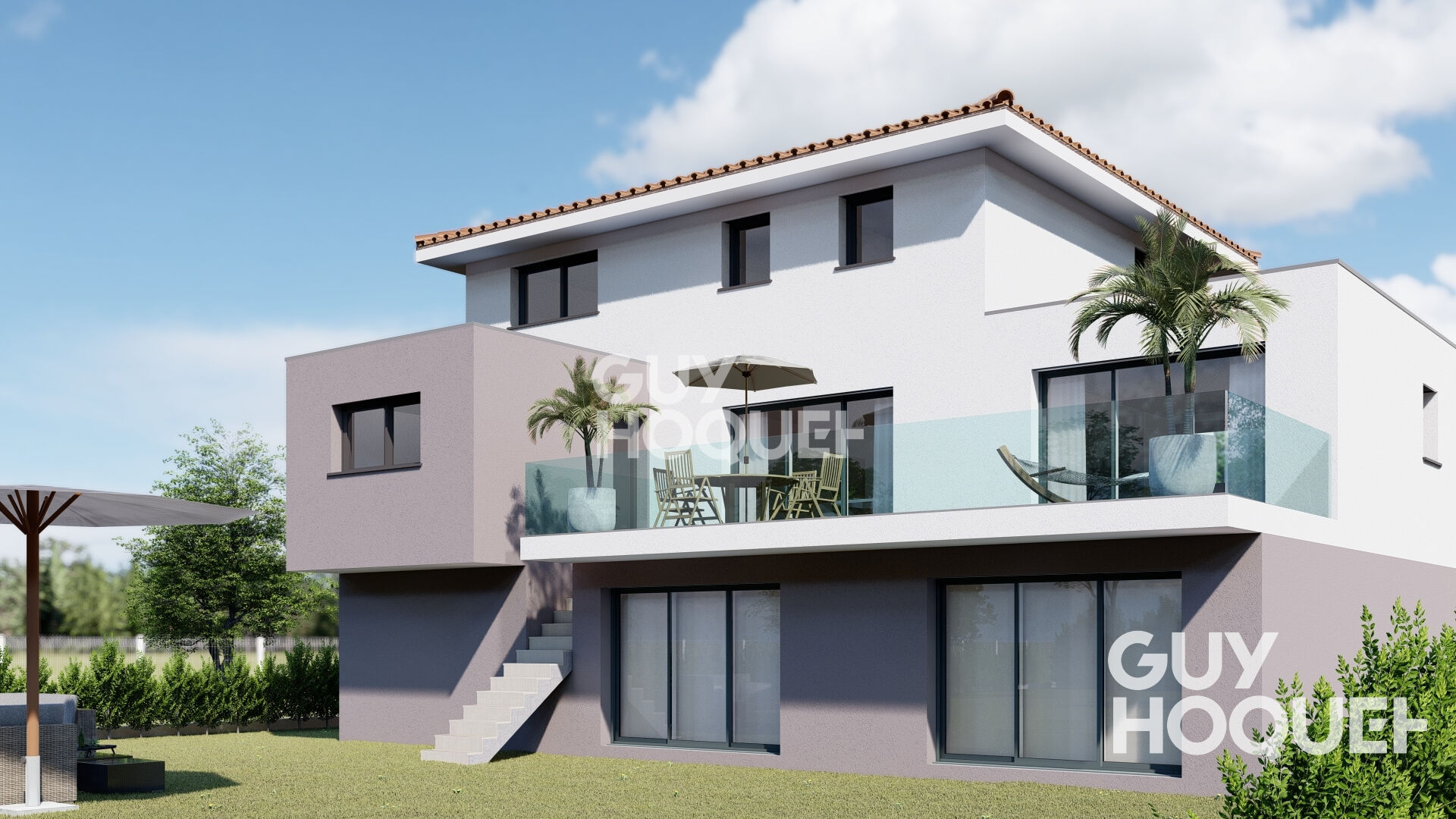 Sainte Marie village (66470) - Terrain  constructible de 800 m² de surface - libre constructeur