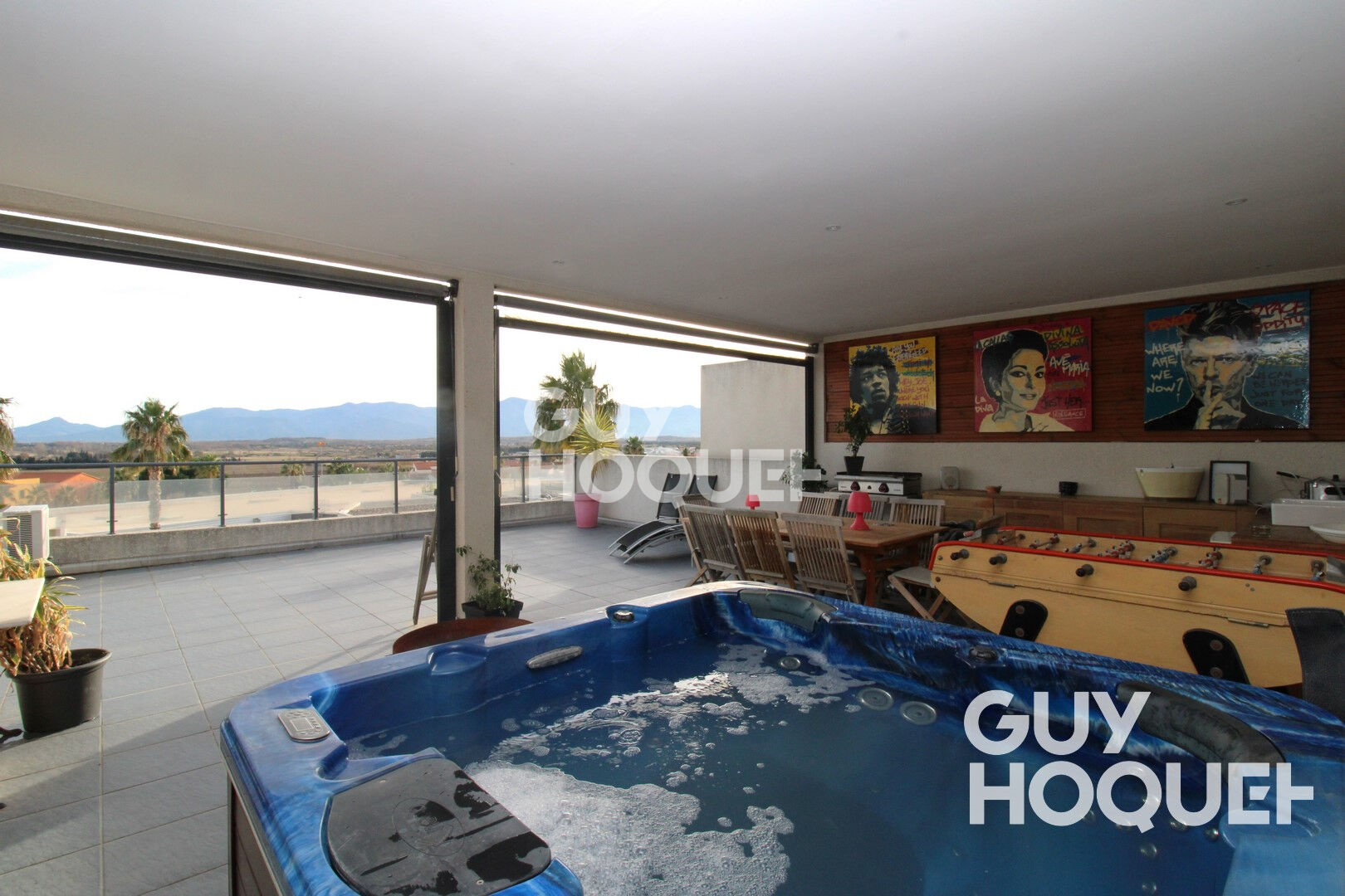 Villa quartier prisé, splendide terrasse avec VUE et grand garage