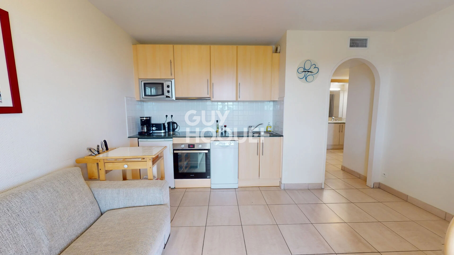 Appartement T2  meublé dans une résidence de standing