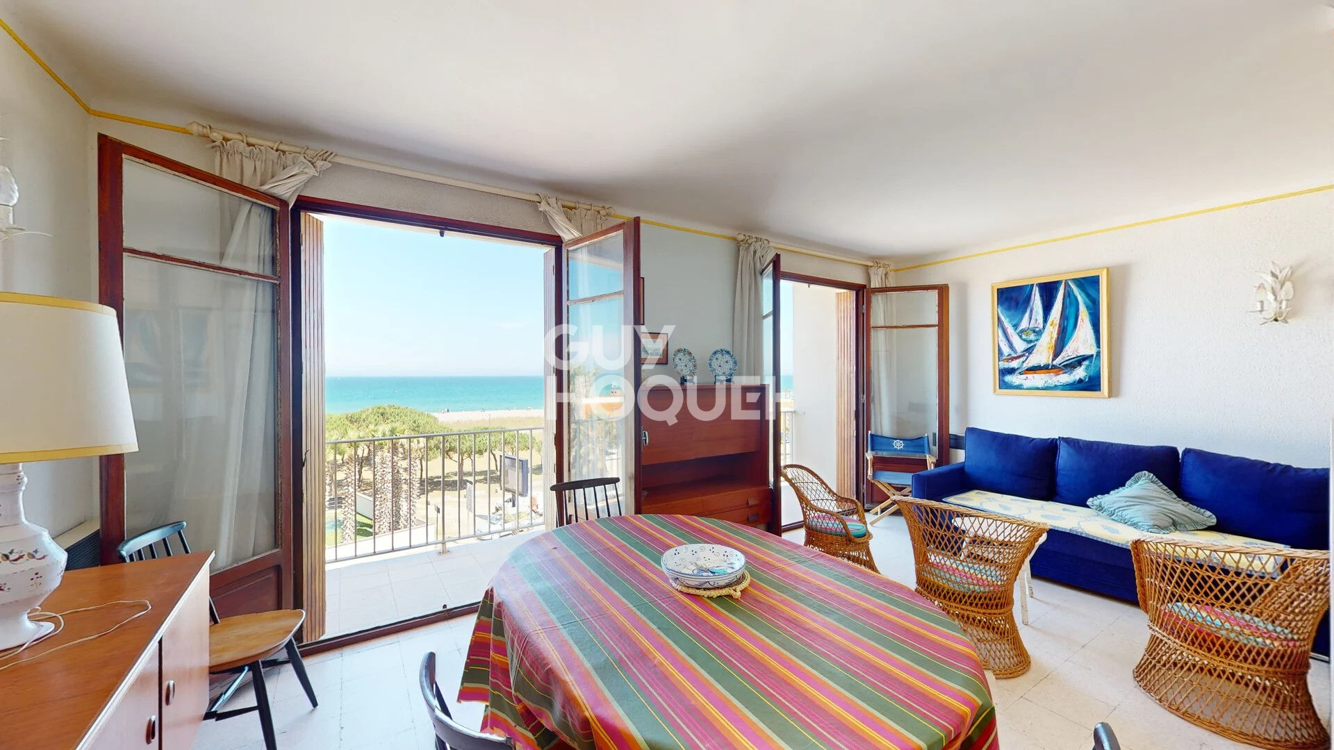 Appartement  T2 vue mer _ parking_Saint Cyprien_