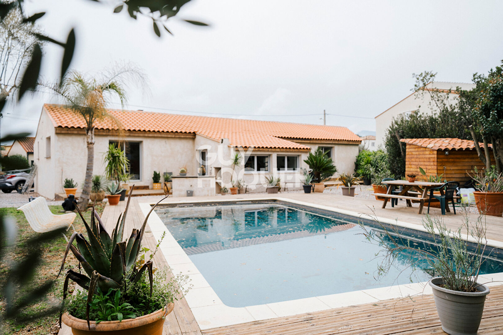 Villa plain-pied sur 1000m2 de terrain sans vis à vis