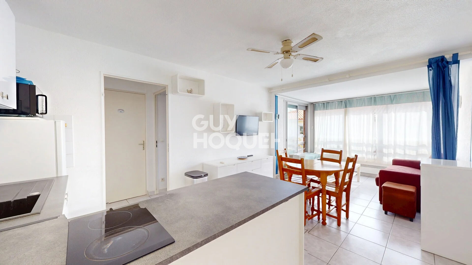 Appartement - T2 - superficie de référence  32.69m² - Canet en Roussillon - Plage- Port