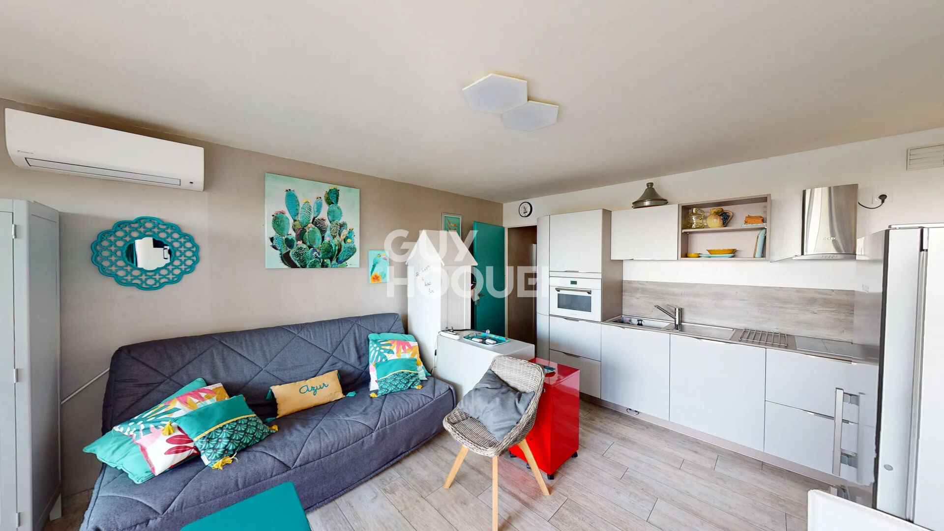 Canet Sud - Appartement - en  Rez-de-jardin Vue Mer