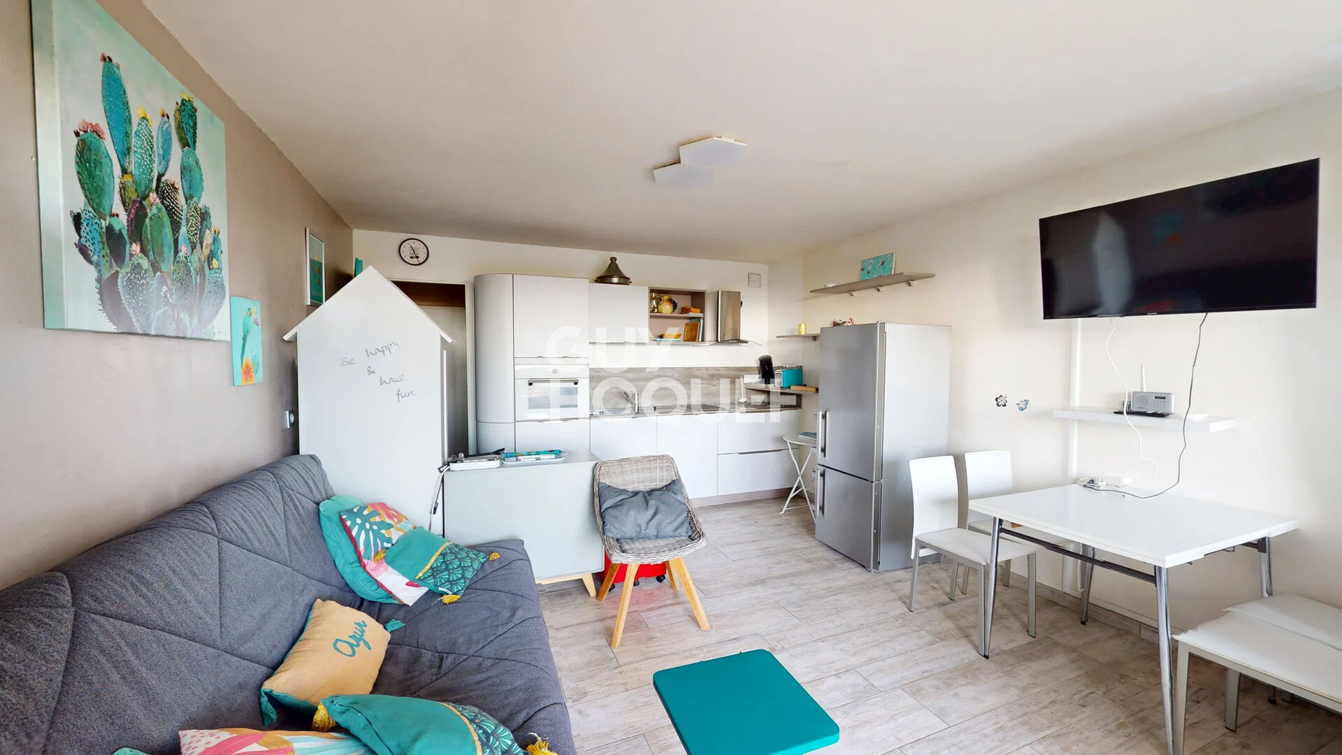 Canet Sud - Appartement - en  Rez-de-jardin Vue Mer