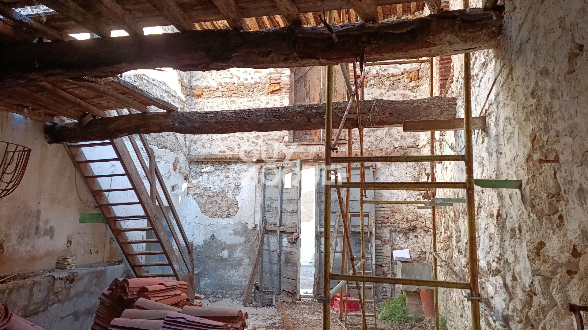 Maison Passa 3 pièce(s) 33 m2  + grange attenante à réhabiliter