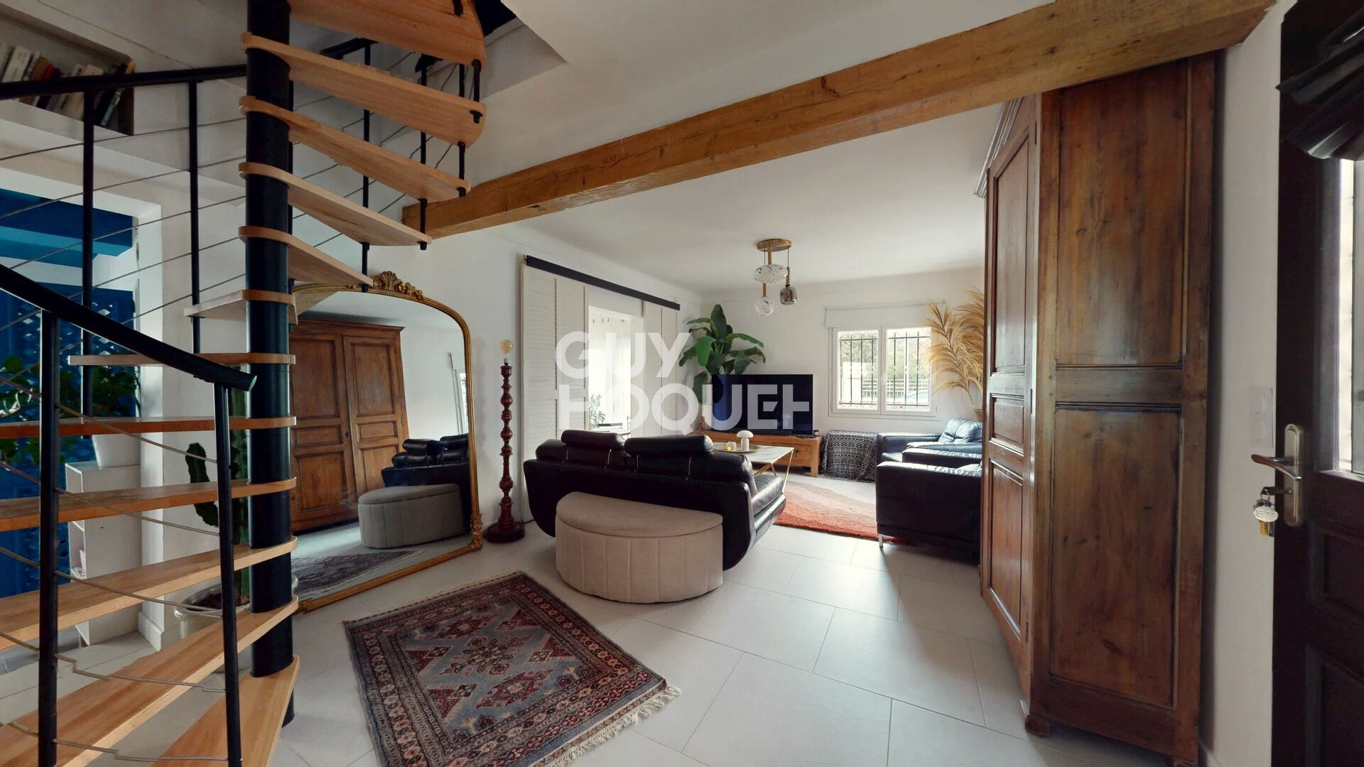 Maison en 4 Faces à 100 m de la plage .