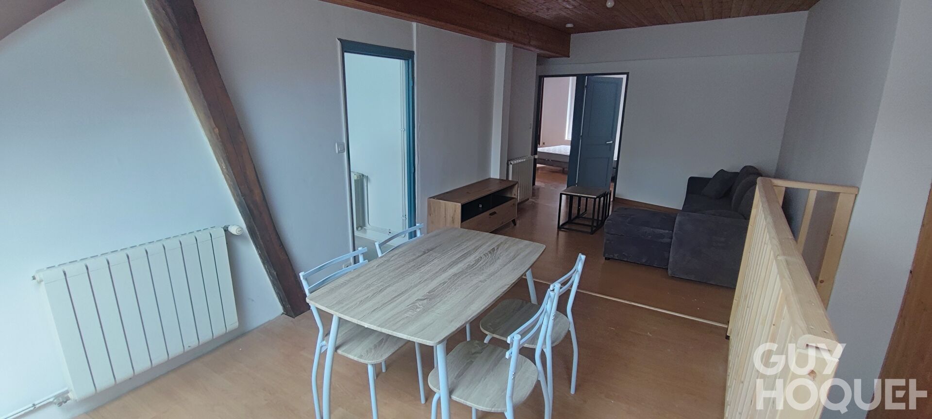 À louer : Appartement meublé de 3 pièces à Brou