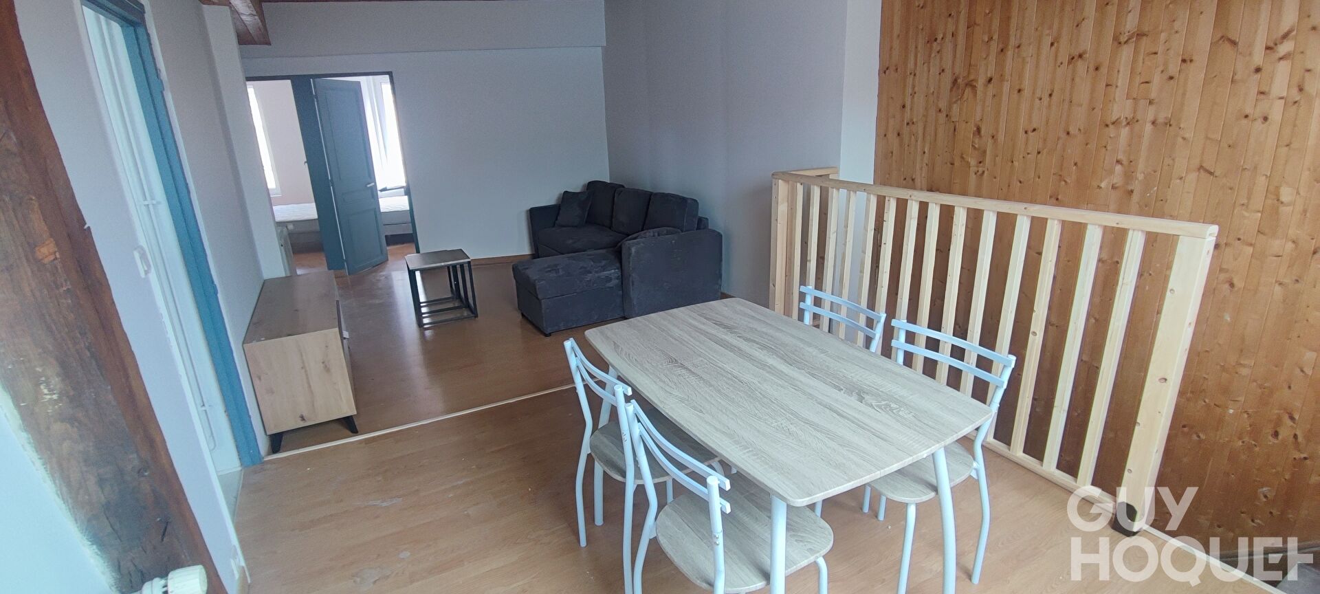 À louer : Appartement meublé de 3 pièces à Brou