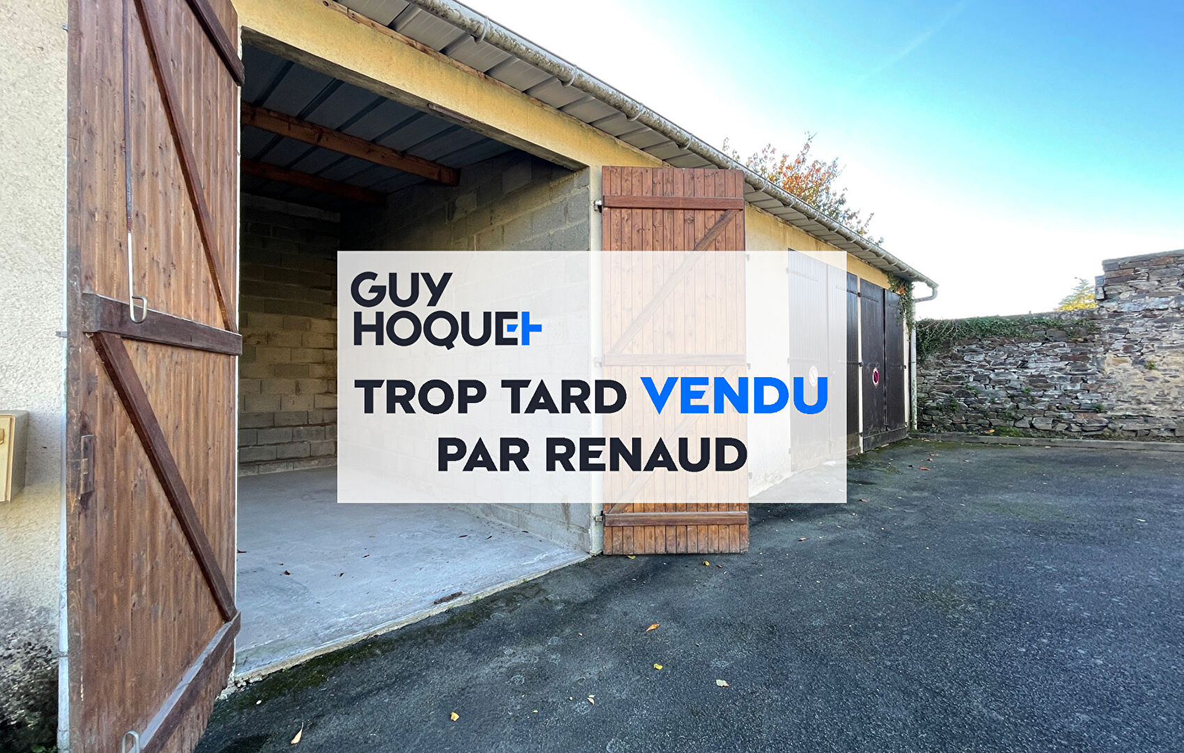 VENDU - GARAGE - SOUS COMPROMIS