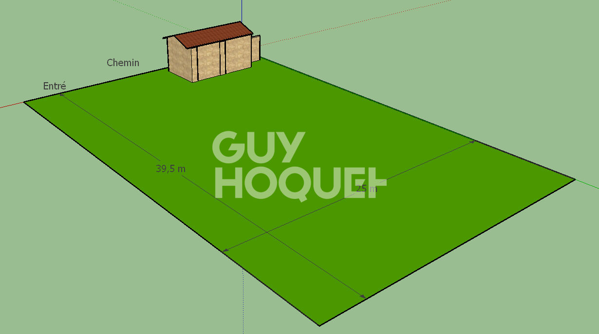 Terrain  Mervent 985 m2