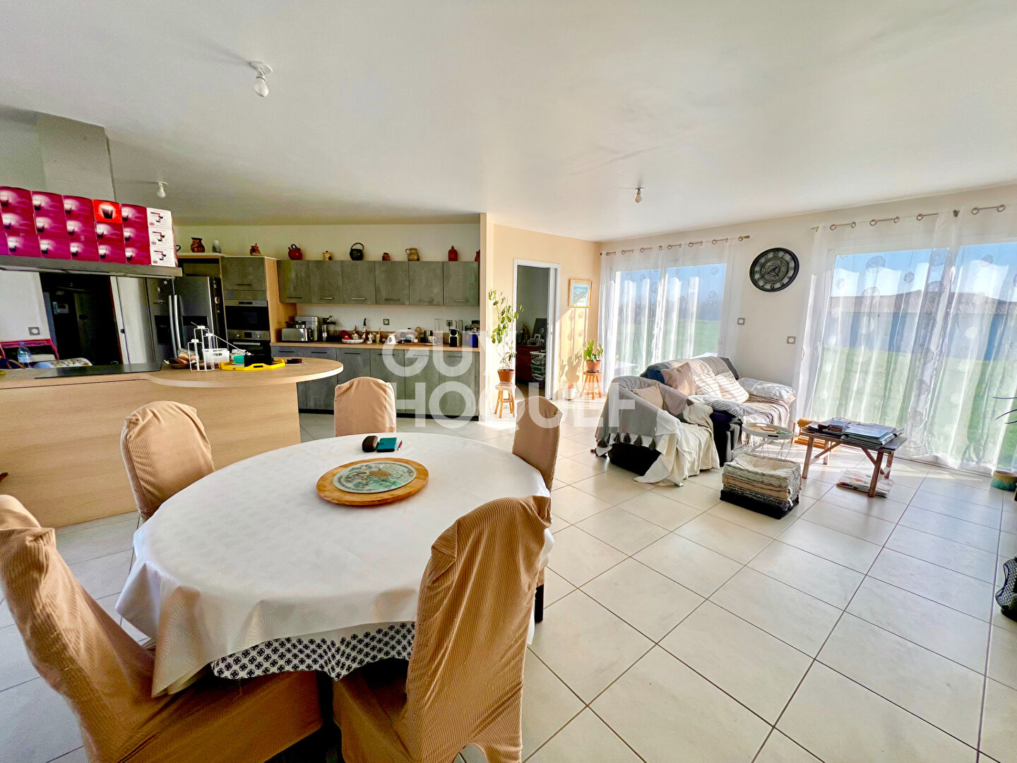 Maison contemporaine  sur terrain 3000m² à  Gamarde les bains