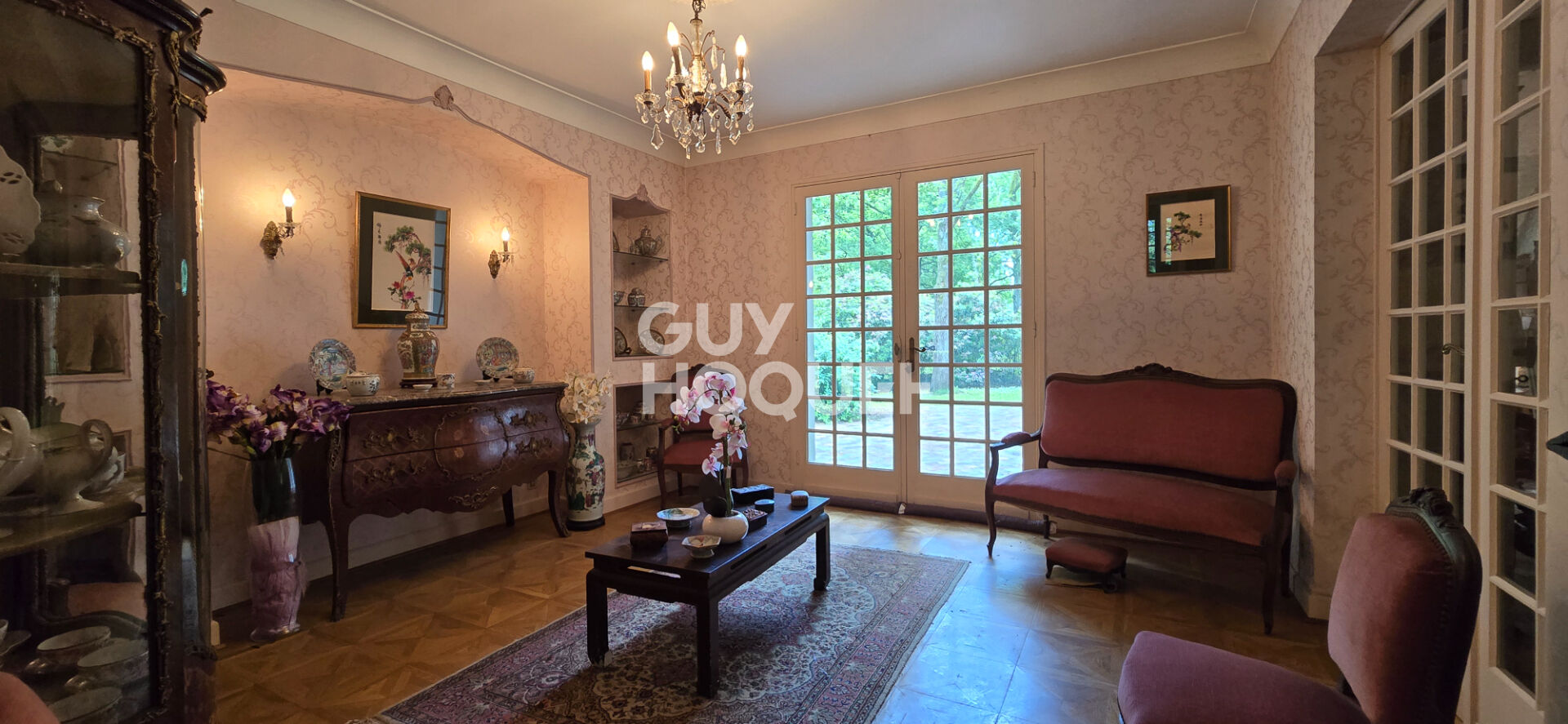 Maison de maître  258 m², 4 chambres parc de 2,2 hectares,