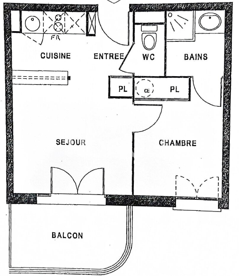 Appartement Dax 2 pièces 30 m²