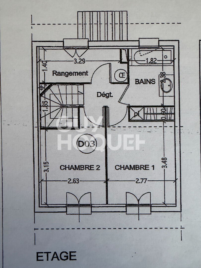 Appartement  LEON T3 meublé 64.5 m2