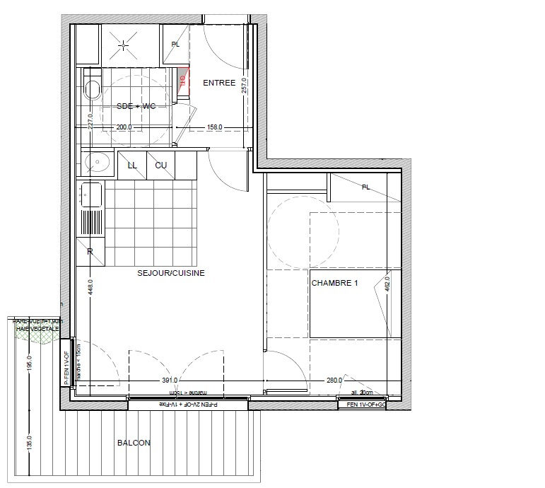 Appartement T2 (41 m²) à SAINT PIERRE DU PERRAY - Appartement de 2024