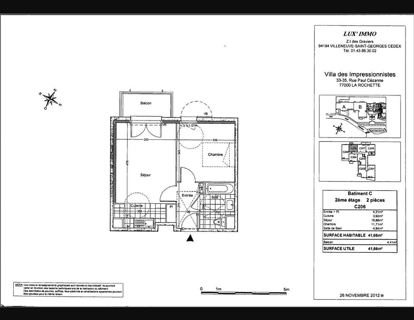 Appartement 2 pièces à louer à La Rochette - Réf. 5497
