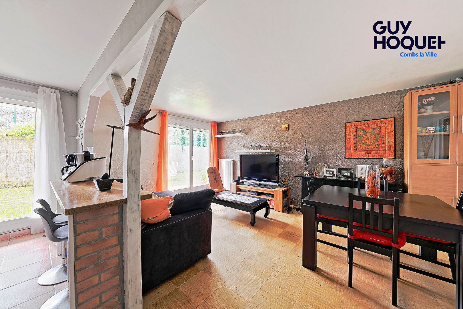 Appartement F3 (74 m²) à vendre à COMBS LA VILLE _ En rez-de-jardin