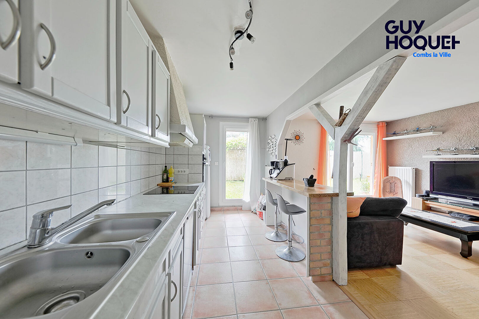 Appartement F3 (74 m²) à vendre à COMBS LA VILLE _ En rez-de-jardin