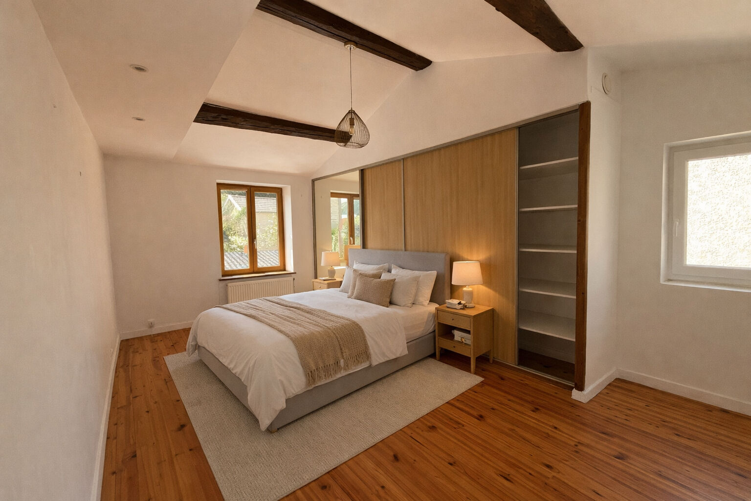 Maison 3 pièces - 90 m²  Jardin & Double garage - Miribel centre