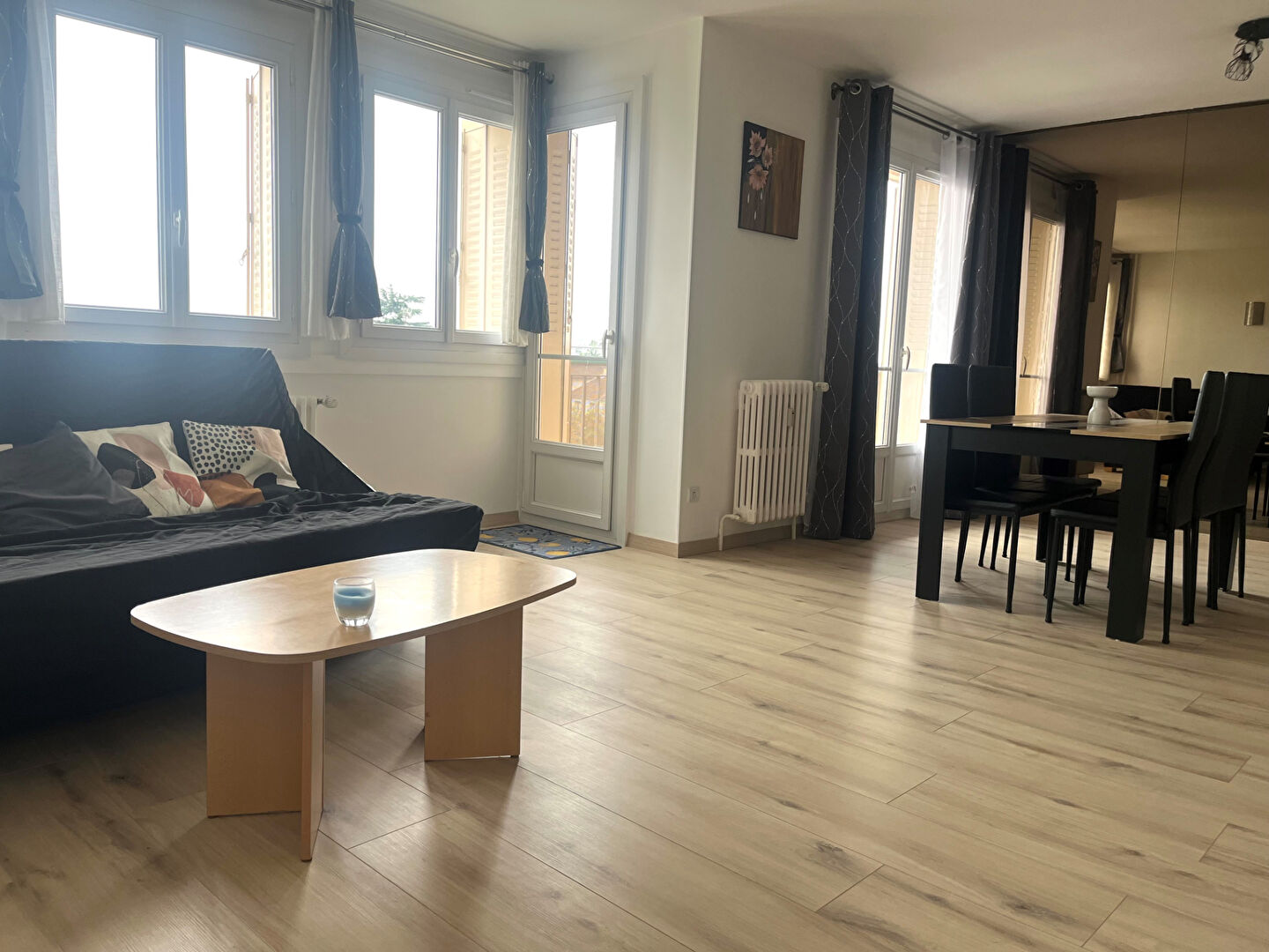 Beau T3 lumineux à Meyzieu - Location meublée