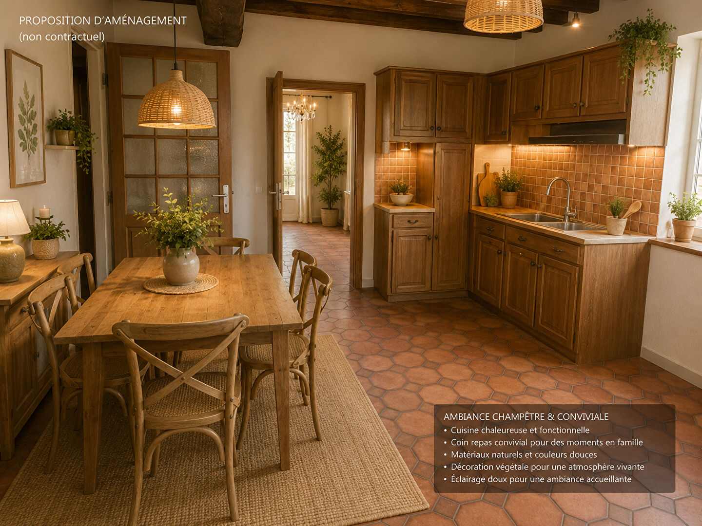 Maison de village type 4 avec jardin à Mionnay