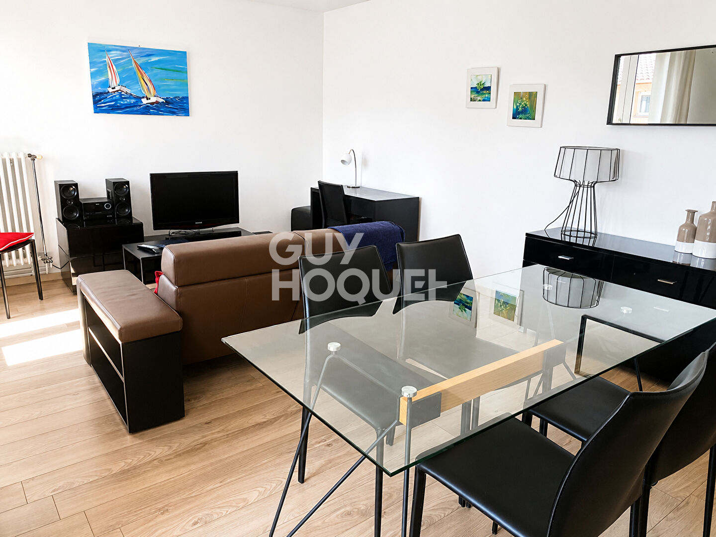 Appartement type 2 avec balcon au calme, à deux pas de la gare et des commerces