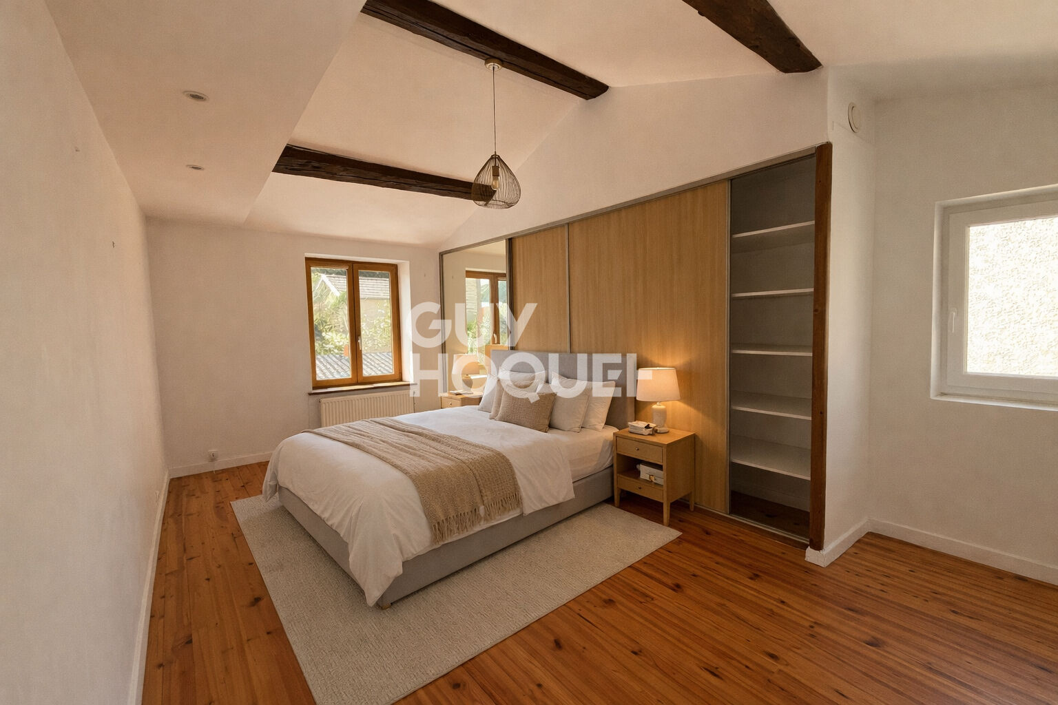 Maison 3 pièces - 90 m²  Jardin & Double garage - Miribel centre