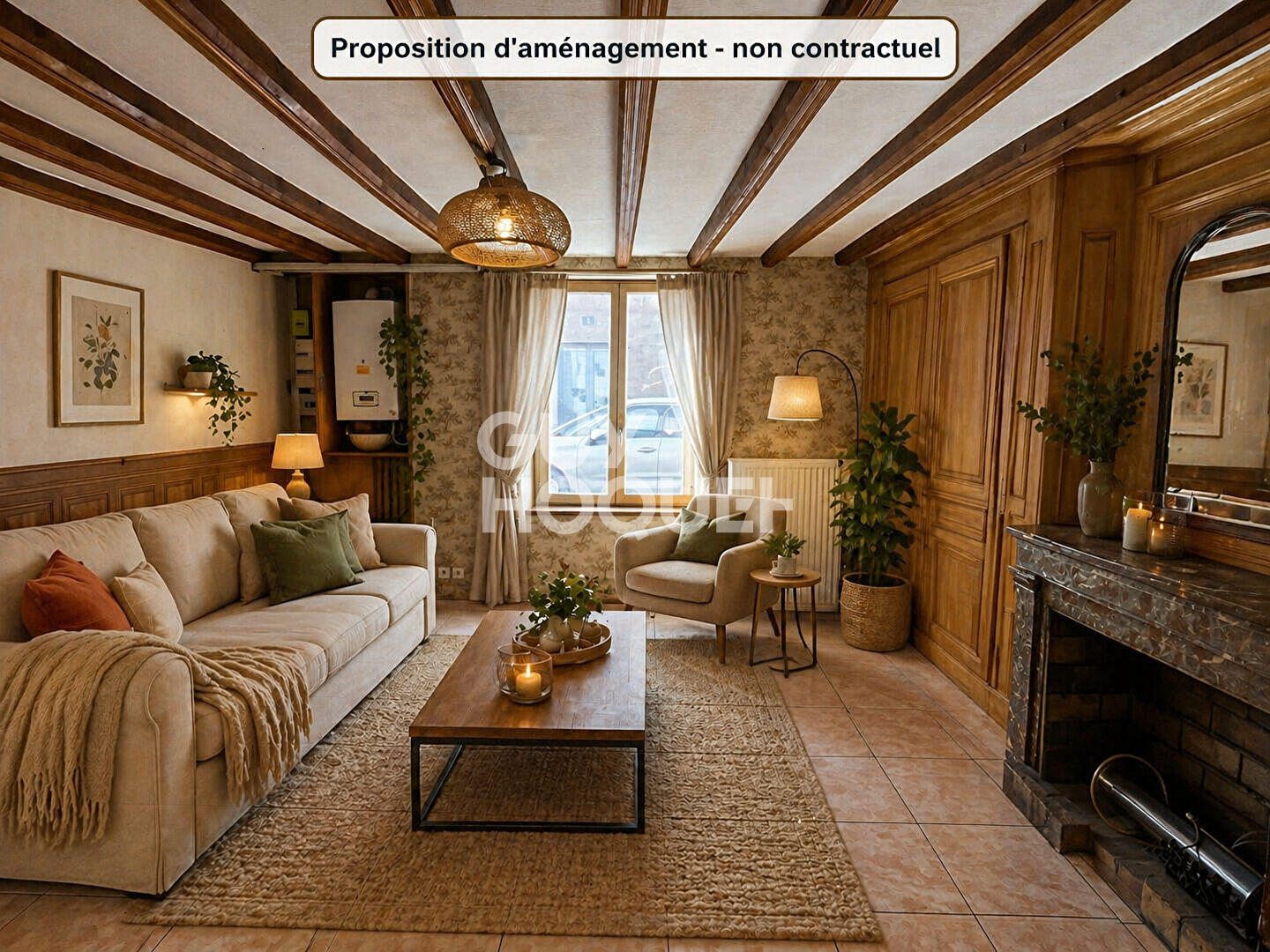 Appartement avec jardin au calme, proche centre et gare
