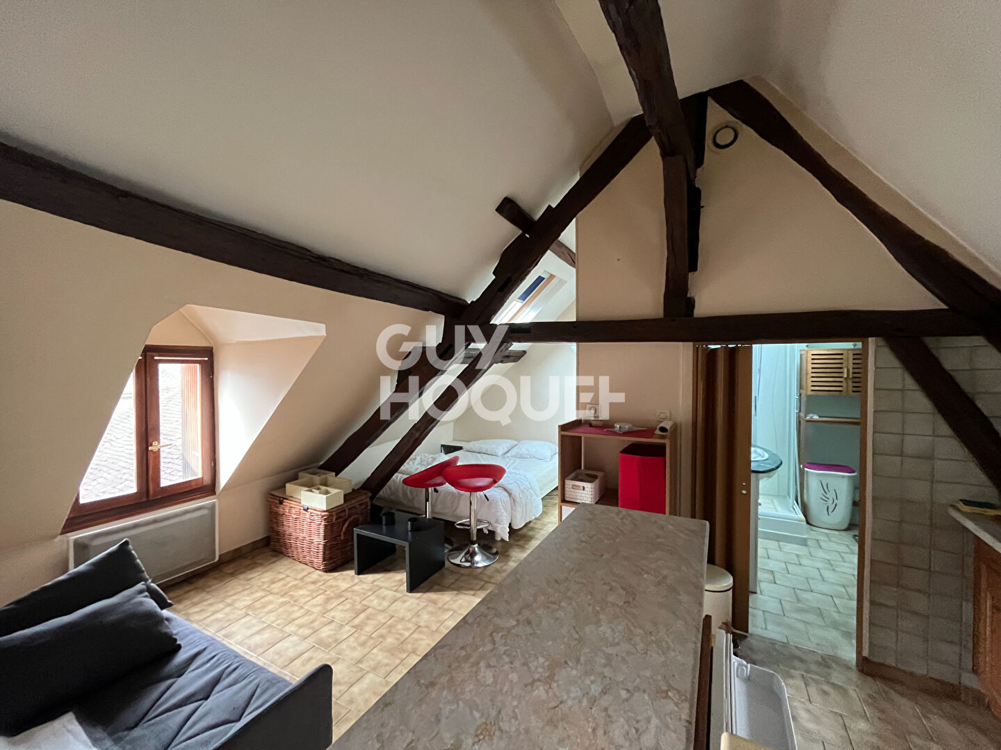 Studio meublé 27m²