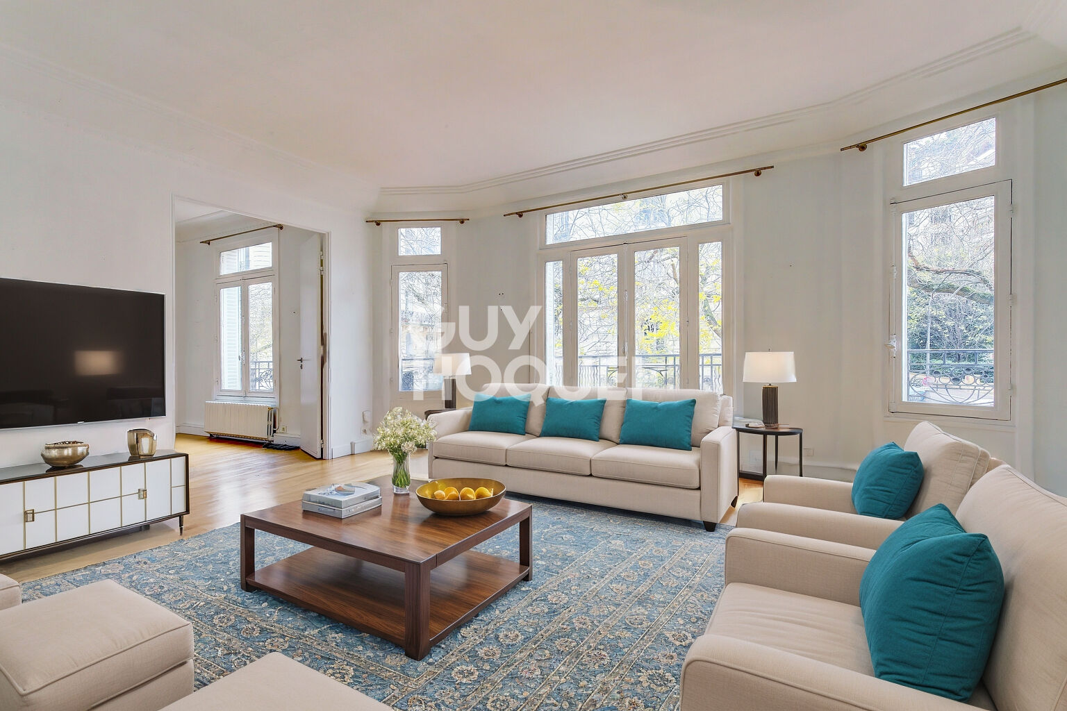 PARIS XVI, 2chambres,  4 pièces 83 m2 Passy