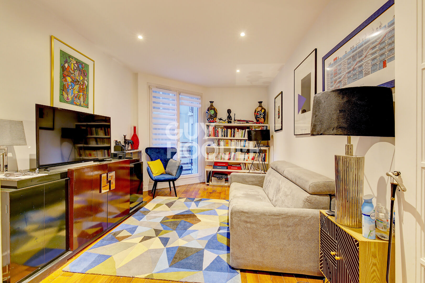 PARIS XVI sud, 2 pièces 48 m2 en bon état