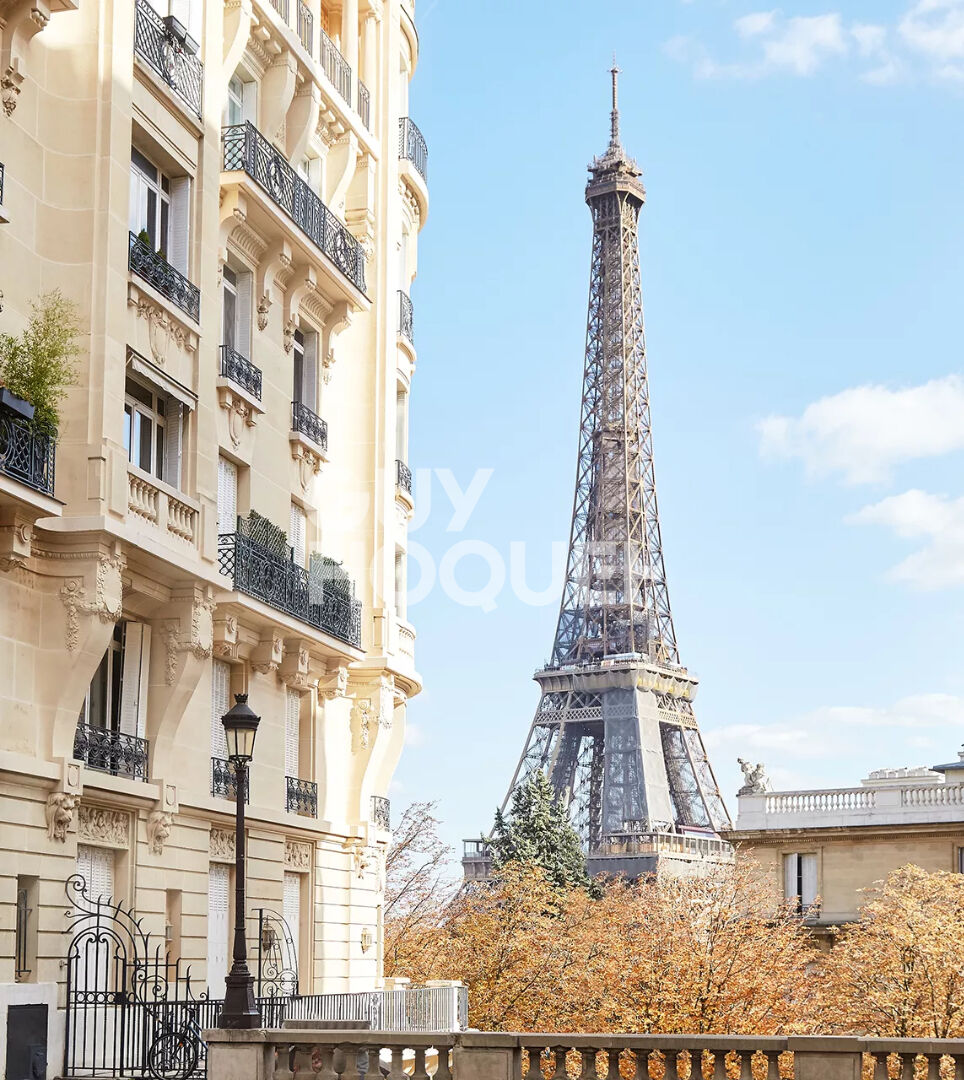PARIS XVI, Passy, Jardin 2/3 ch bel immeuble avec ch de service 20m2