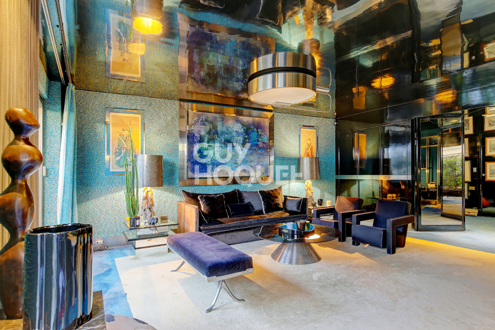 PARIS XVI - Design Maison Jansen, 87m2 avec balcon/ terrasse 11m2