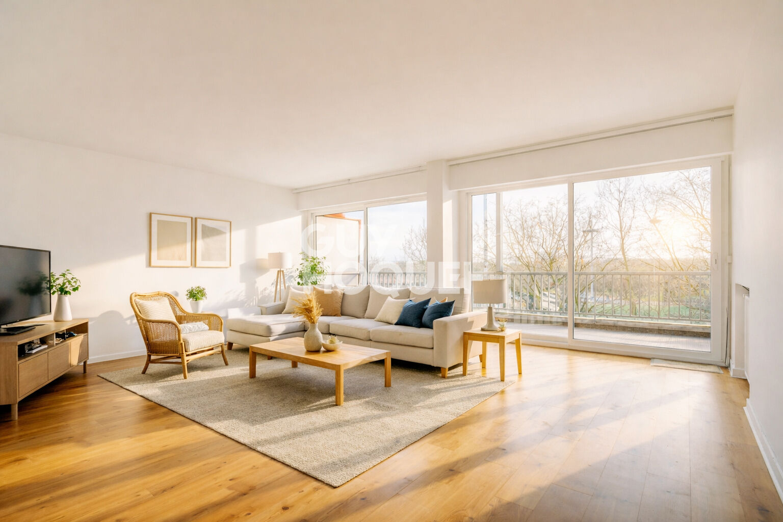 PARIS XVI, Flandrin, Superbe 105m2 au 3ème étage avec 2 chambres, terrasse 15m2 avec parking